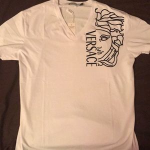 Versace v-neck Large